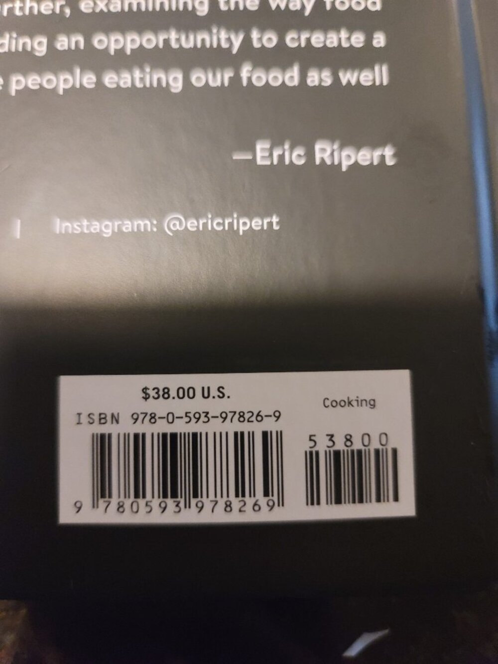 Eric Ripert Mindful Cooking — Brand New Signed Cookbook (Hardcover) - Picture 6 of 6